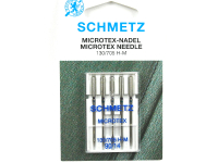 SCHMETZ - 5 Microtex Nadeln Stärke 90 / 14 Flachkolben