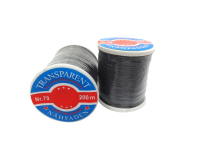 Transparent Garn schwarz 200 m