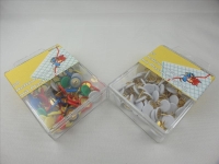 Plastic covered tacks