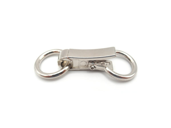 Metal clasp / metal clasp model “Donell” 21 x 60 mm silver