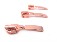 Pocket zipper / zipper No. 7 model "Brilliant" TAN rose gold