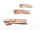Taschenzipper / Zipper Nr. 7 Modell "Brilliant" LUX-roségold-light