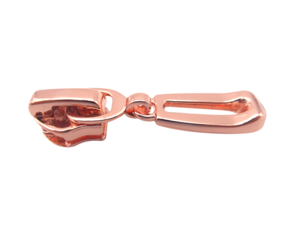 Pocket zipper / zipper No. 7 model "Brilliant" DUNO - rose gold
