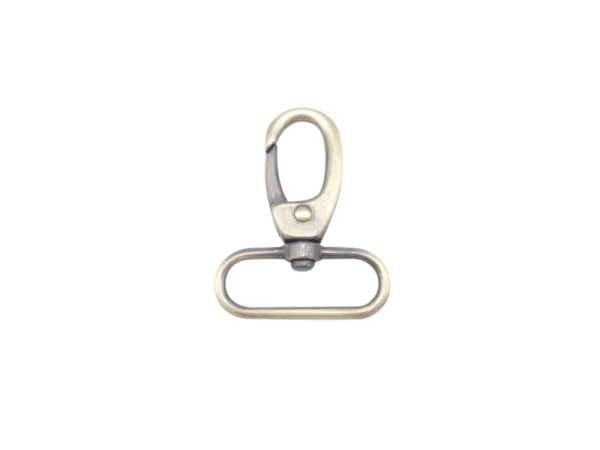 Carabiner hook 40mm model "Tiger" antique brass