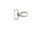 Carabiner hook 40mm model "Tiger" antique brass