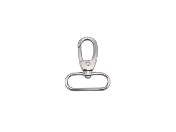 Carabiner hook 30mm model "Tiger" platinum