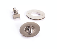Bag clasp model "Eye" 54 x 40 mm silver