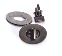 Taschenverschluss Modell "Eye" 54 x 40 mm platinium