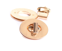 Bag clasp model "Eye" 54 x 40 mm gold