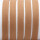 Flat cord / tube cord - 100% cotton - 18 mm caramel