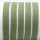 Flachkordel / Schlauchkordel - 100 % Baumwolle - 18 mm grasgrün