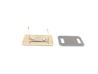 Handmade label for pinning - 29 x 14mm gold