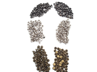 Set of 100 hollow rivets 9 x 8mm