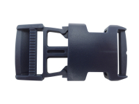 Plastic buckle - 30 mm / straight shape navy blue