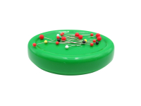 Magnetic pincushion oval green