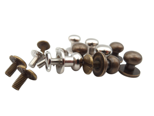 Ball fastener / belt screws / bookbinding screws 8 x 10 mm
