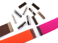 10x metal webbing ends - 30mm width