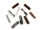 10x metal webbing ends - 30mm width