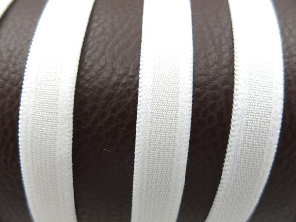 G--rubber strand/rubber band 50m / width 10 mm white-cream