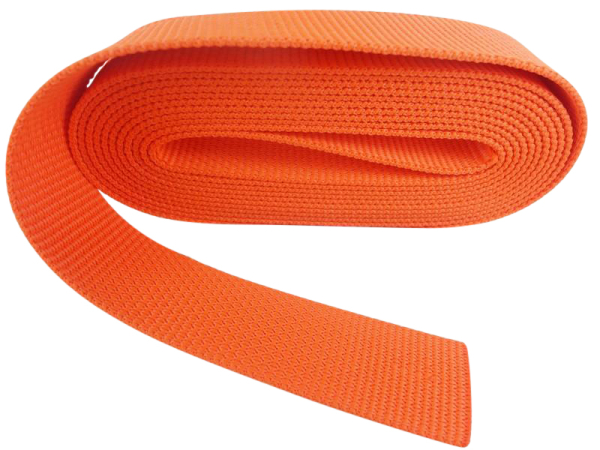 Taschengurtbänder in Top-Qualität 15 mm orange