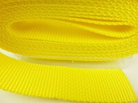 Taschengurtbänder in Top-Qualität 15 mm gelb