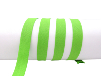Bias binding / binding made of cotton - width 18 mm apple green