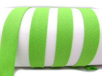 Bias binding / binding made of cotton - width 18 mm apple green