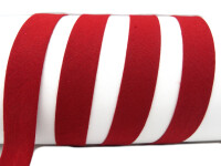 Bias binding / binding made of cotton - width 18 mm wine red