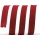 Bias tape / binding made of cotton - width 18 mm burgundy