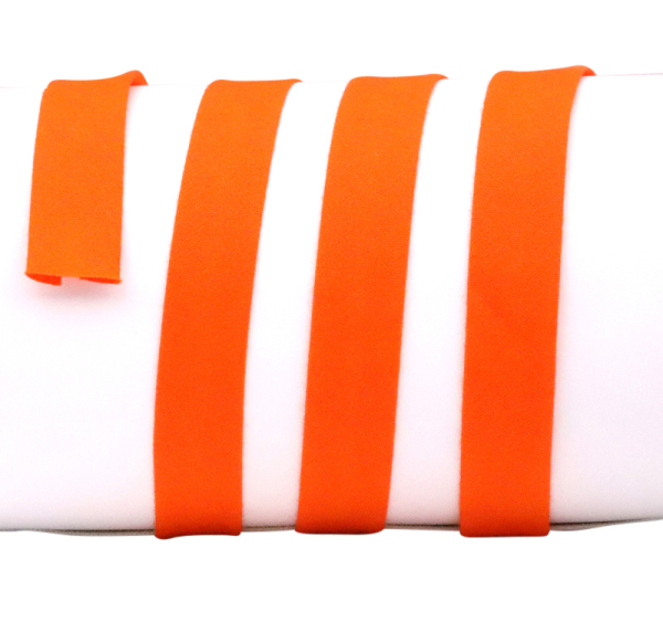 Bias tape / binding made of cotton - width 18 mm orange