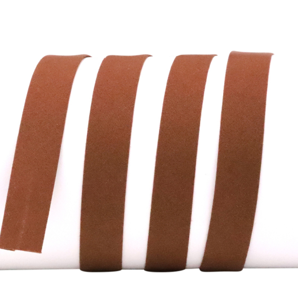 Bias binding / binding made of cotton - width 18 mm nougat