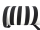 Elastic band 15mm - black