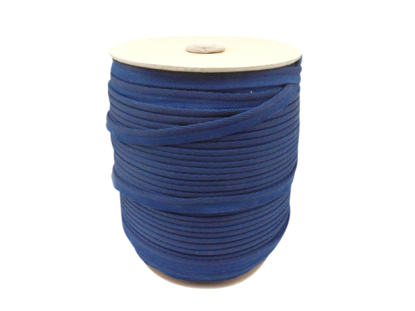 250m roll of piping tape 8mm navy blue - economy pack