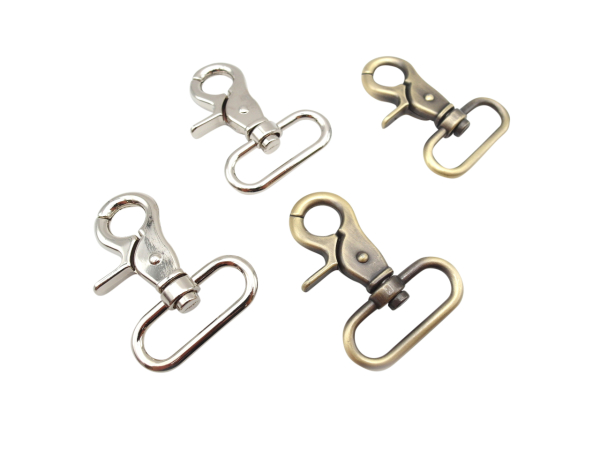 2 Stück Scherenkarabinerhaken 30mm Modell "Cino"