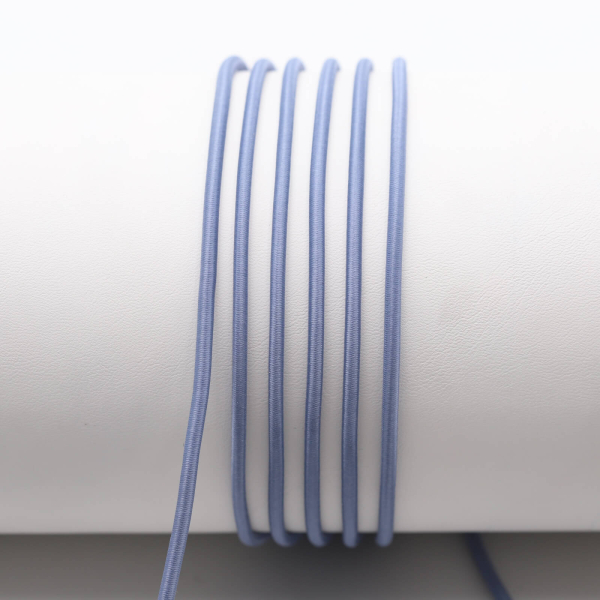Gummikordel 3 mm fliederblau