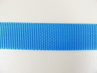 50m roll of webbing/bag webbing width 20mm polypropylene/thickness 1.8mm/MADE IN GERMANY sky blue