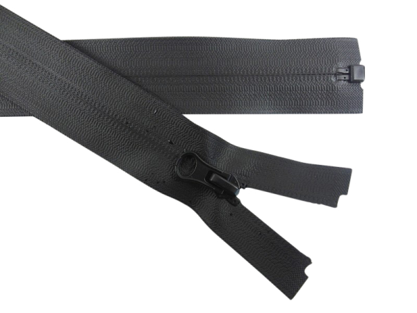 Wasserdichte Outdoor Jacken-Reißverschlüsse - teilbar 60cm schwarz