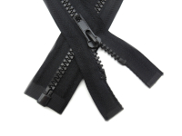 1-way jacket zipper divisible 50cm black