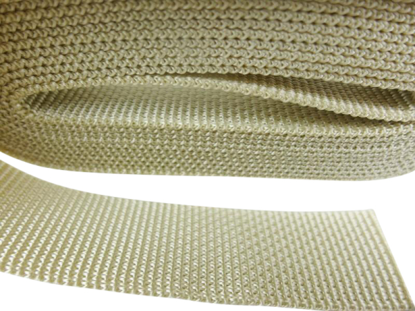 50m-Rolle Gurtband/ Taschengurtband Breite 30mm Polypropylen / Stärke 1,7mm /Modell GERMANY beige