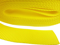 50m-Rolle Gurtband/ Taschengurtband Breite 30mm Polypropylen / Stärke 1,7mm / Modell GERMANY gelb