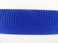 50m-Rolle Gurtband/ Taschengurtband Breite 30mm Polypropylen / Stärke 1,7mm / Modell GERMANY königsblau