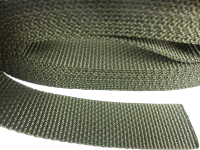 50m roll of webbing/bag webbing width 30mm polypropylene/thickness 1.7mm/model GERMANY olive green