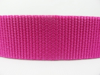 50m roll of webbing/bag webbing width 30mm polypropylene/thickness 1.7mm/model GERMANY pink