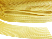 50m-Rolle Gurtband/ Taschengurtband Breite 40mm Polypropylen / Stärke 1,8mm / MADE IN GERMANY elfenbein/ natur
