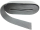 50m roll of webbing/bag webbing width 40mm polypropylene/thickness 1.8mm/MADE IN GERMANY silver-gray