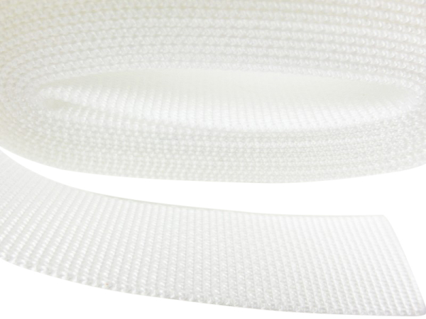 Top quality bag straps 25 mm white