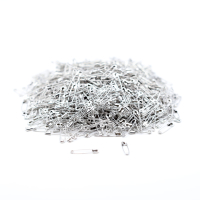 Safety pins 22 mm 1000 pieces silver