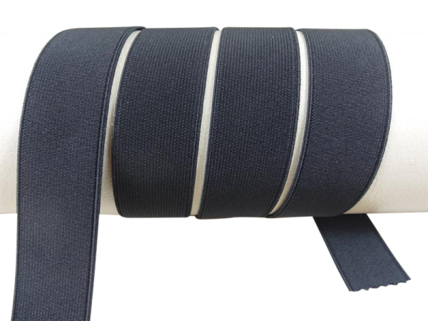 Elastic band with stable tensile strength - 20mm black