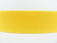 Bag straps in top quality 25 mm yellow-orange