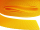 Bag straps in top quality 25 mm yellow-orange
